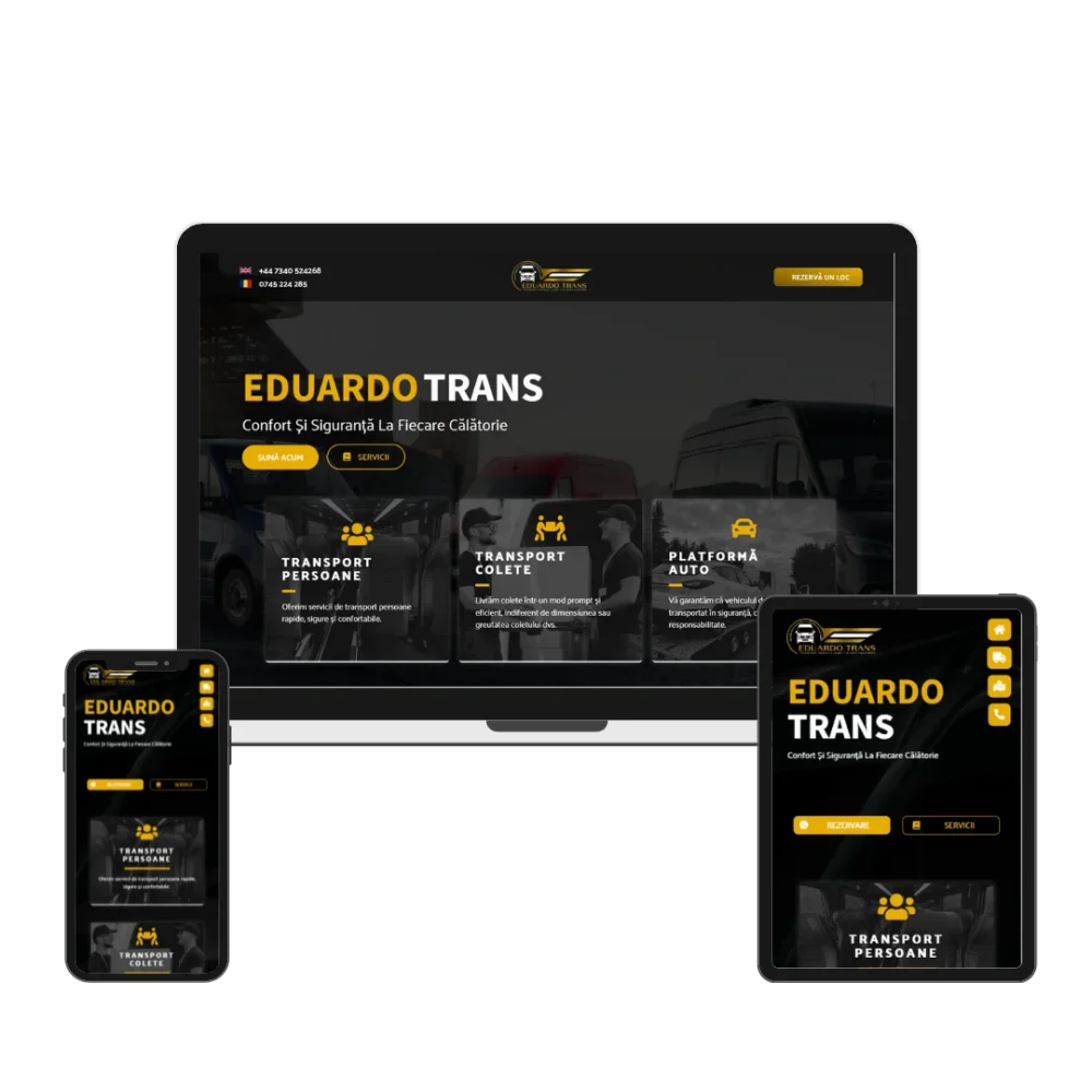EDUARDO TRANS - WEB DESIGN - WEBOOSTER